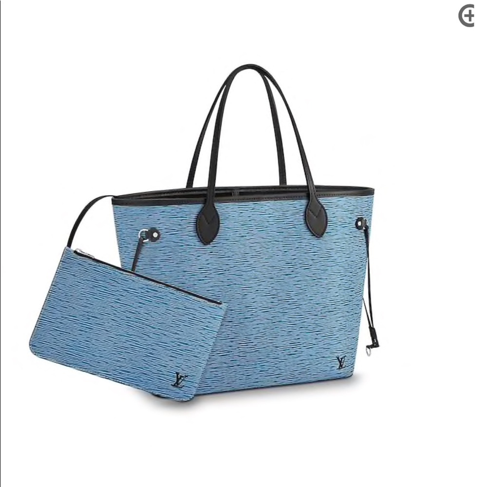 ISO Neverfull MM Epi in blue